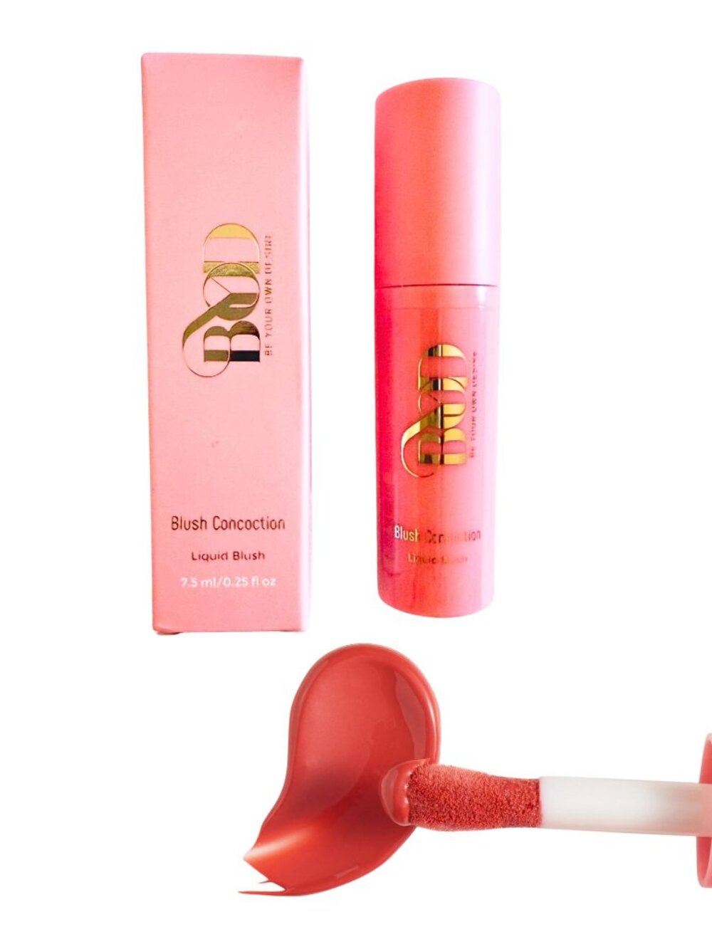 BYOD Blush Concoction Full Size Liquid Blush Passionate Coral Lips Cheeks
